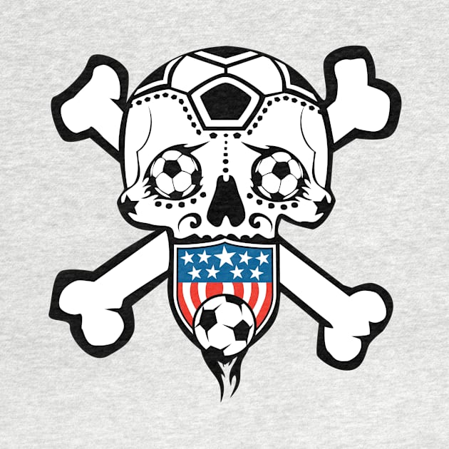 Sugar Skull US Soccer Team shirt! by BlackPawCanvas